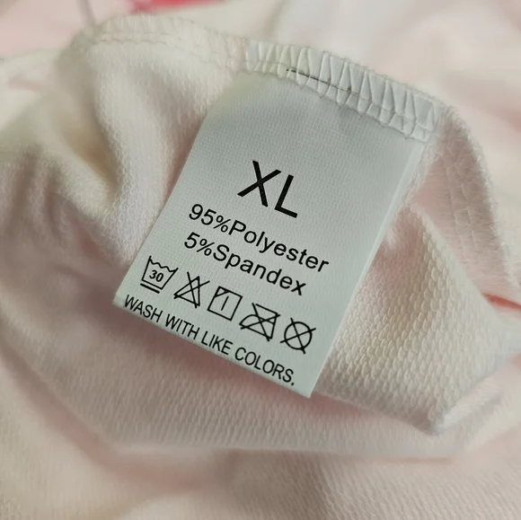 Holiday Lights Flamingo Print Long Sleeve Pullover Tee Sweater lightweight - Picture 3 of 7